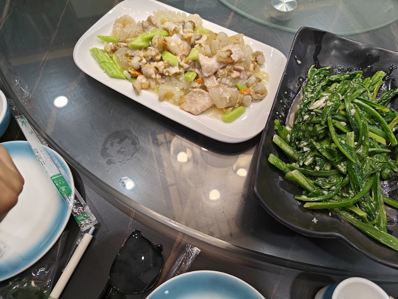 深得我心的两道菜：津味全爆 & 蒜蓉油麦菜